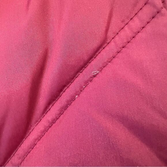 Obermeyer Vintage Red Maroon Puffer Goose Down Vest Size Large - Picture 4 of 14